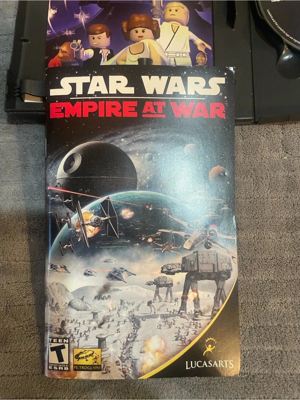 Star Wars: Empire at War (PC, CD-ROM 2006) with manual book Lot Of 2